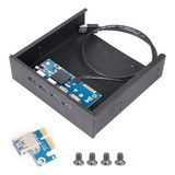  Pci e Para Usb 3 0 Pc Painel Frontal Usb 3 Placa De