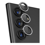 Película Lente Câmera Strass P/ Samsung Galaxy S23 S23+ Plus