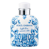 Perfume Dg Light Blue Summer Vibes Masc Edt 125ml Original