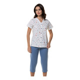 Pijama Capri Aberto Em