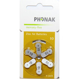 Pilha Phonak P10 Mercury