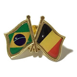 Pin Da Bandeira Do Brasil X Bélgica