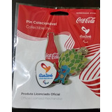 Pin Oficial Olimpíadas Rio 2016 Coca Cola Mascote Tom Novo