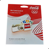 Pin Olimpiadas Rio 2016 Coca Cola Colecao Camera Original