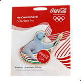 Pin Olimpiadas Rio 2016 Coca Cola Urso Tocha Original 2016