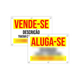 Placa Banner Lona Vende