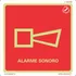 Placa De Sinalização Alarme Sonoro Plástico 20x20cm