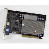 Placa De Video Agp Nvidia Geforce Mx4000 64mb Ddr