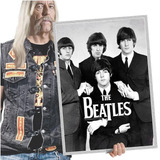 Placa Decorativa Beatles Bandas
