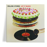 Placa Decorativa Starnerd The Rolling Stones Let It Bleed 15x15 De Cerâmica Com Desenho Rolling Stones Let It Bleed 15cm De Largura X 15cm De Altura X 4mm De Diâmetro