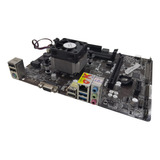 Placa Mãe Asrock Am1b-m Am1 + Processador Sempron + Cooler