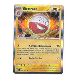 Pokemon Electrode Holofoil Escarlate