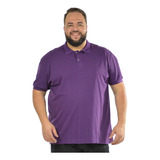 Polo Piquet Masculina Plus