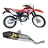 Ponteira Modelo Turbo Motos Xr 250 Tornado Ano 2001 Até 2008