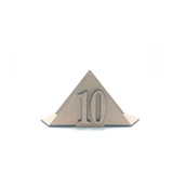 Porta Guard. Piramide Mdf Crú (números Inclusos) Kit 10peças