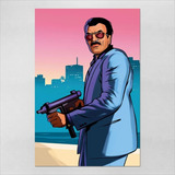 Poster 60x90cm Games Grand Theft Auto Vice City 42