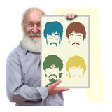 Poster Beatles John Lennon Paul Mccartney Ringo Star A3 02