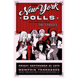 Poster Retrô New York Dolls 1973 Tour - Decor 33 Cm X 48 Cm