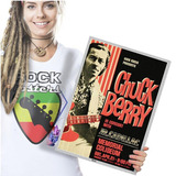 Presente Poster De Rock Chuck Berry Beatles A3 42x29cm 18