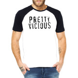 pretty vicious -pretty vicious Camiseta Raglan Pretty Vicious 100 Poliester