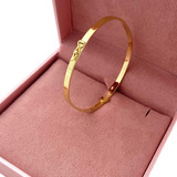 Pulseira Feminina Bracelete Ouro
