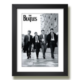 Quadro 50x40cm Beatles Poster Banda Rock Musica Qua Decoraca