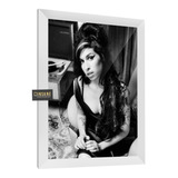 Quadro Amy Winehouse Jazz Poster Musica Decoração C/ Vidro