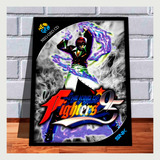 Quadro Decorativo Gamer A3 King Of Fighters 95 Neo Geo Snk