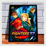 Quadro Decorativo Gamer A3 King Of Fighters 97 Neo Geo Snk