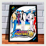 Quadro Decorativo Gamer A4 King Of Fighters 98 Neo Geo Snk
