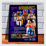 Quadro Decorativo Gamer King Of Fighters 94 A3 Neo Geo Snk
