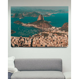 Quadro Decorativo Sala Rio De Janeiro Canvas 60x90.