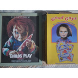 Quadro E Caixa Com Acessórios Boneco Chucky Filme Terror Fig