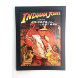 Quadro Filme Indiana Jones Os Caçadores Da Arca Capa Do Dvd