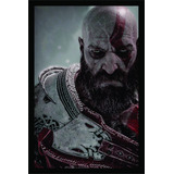 Quadro Placa Decorativa Kratos God Of War Gow Ps3 Ps4 Geek