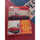 Quatro Rodas 65 Dez 1965 Karmann Guia Gurgel Dkw Frete Grati
