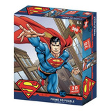 Quebra-cabeça 3d Superman Flying Dc 300 Peças Multikids