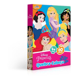 Quebra Cabeça 60 Peças Disney Princesas - Toyster 8006