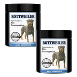 raça-raca Suplemento Rottweiler Ganho Muscular Kit 2 Potes De 500g Cd