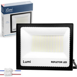 Refletor Super Ultra Led Holofote Mini Lumi 400w Bivolt Prova D'água Branco Frio