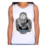 Regata Feminina Walter White Tattoo Heisenberg Baby Look