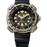 Relógio Aqualand New Tuna Titanium Promaster Todo Funcional Cor Do Fundo Preto / Serie Ouro