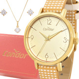 Relogio Condor Feminino Dourado
