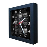 Relógio Decorativo Caixa Alta Tema Café - Qw001 