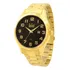 Relógio Dourado Masculino Dumont Original Prova D'água