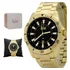 Relógio Dumont Masculino Dourado Original Casual Garantia