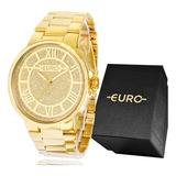 Relogio Euro Feminino Dourado