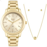 Relogio Feminino Dumont Dourado