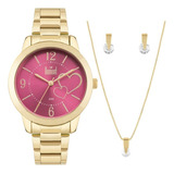 Relogio Feminino Dumont Dourado