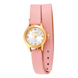 Relogio Mini Feminino Dourado
